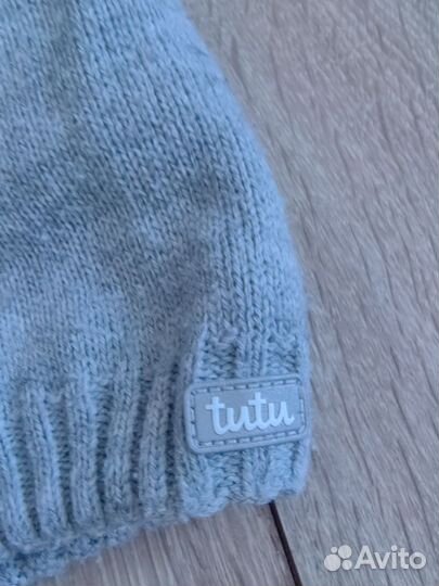 Шапка шлем для мальчика 1-2 года