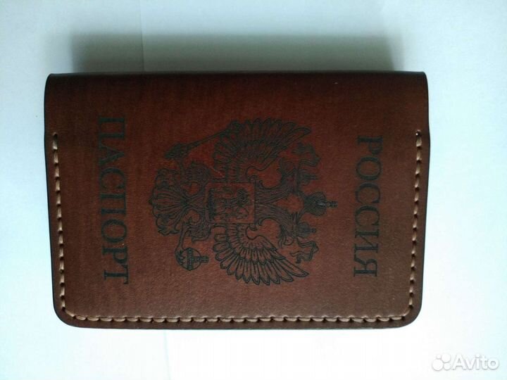 Обложка на паспорт из натуральной кожи