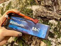 Аккумулятор LiPo B&C - 7.4v 2s 8000мАч 50C