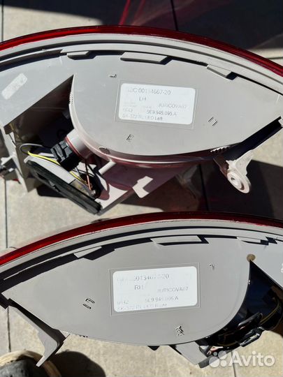 Задние LED фонари Skoda Octavia Scout (A7)