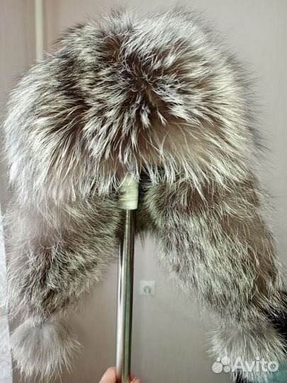 Шапка ушанка женская натуральный мех