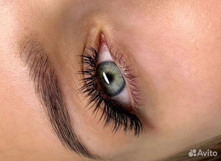 Наращивание ресниц, брови
