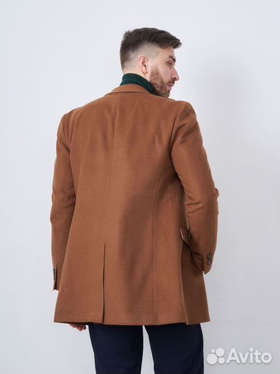 Мужское светло-коричневое пальто David