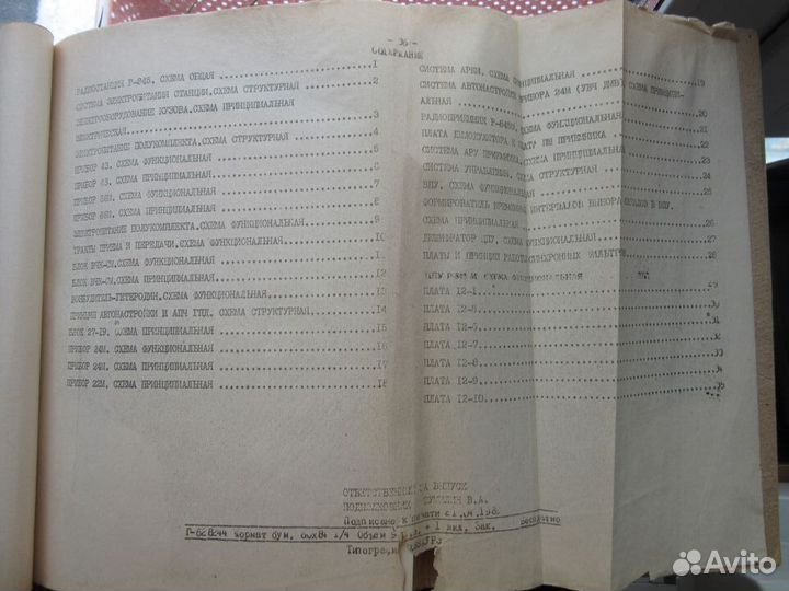 Радиостанция Р-845М альбом схем