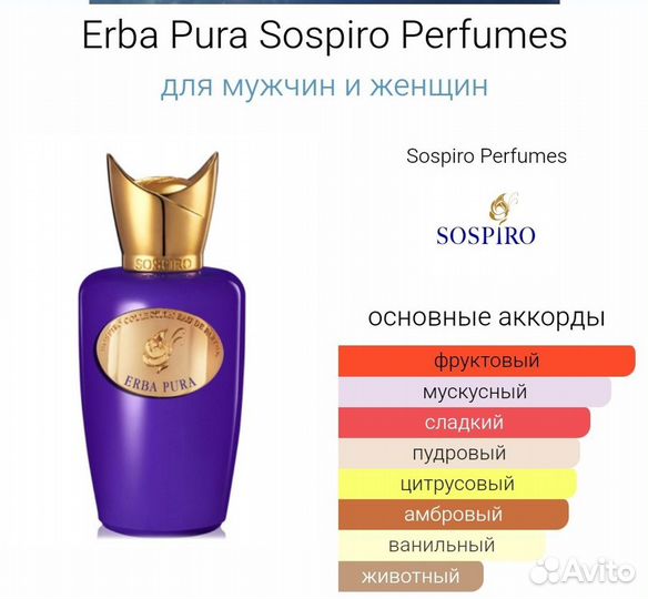 Sospiro Erba Pura 65 ml Тестер