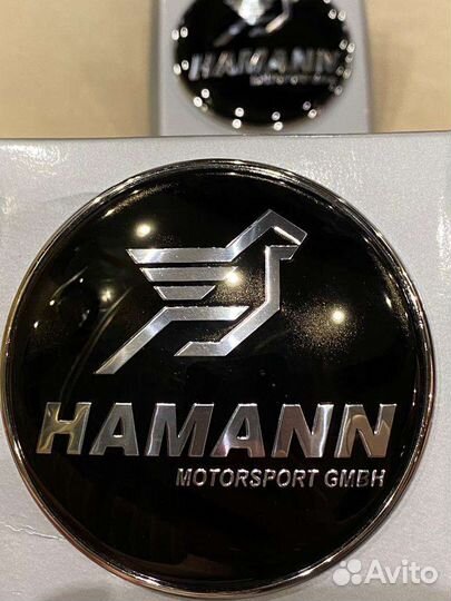 Эмблема hamann на BMW