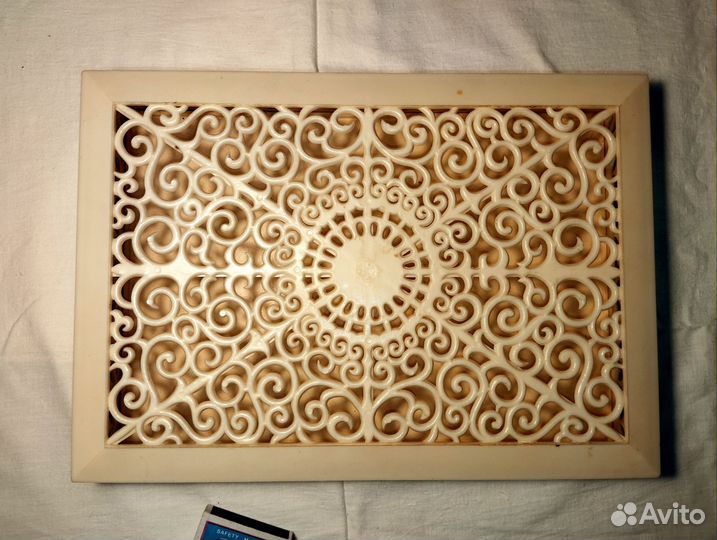 Коробка для хранения пластиковая узорная СССР