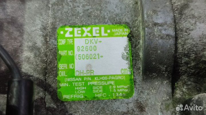 Компрессор кондиционера Nissan Wingroad WFY11