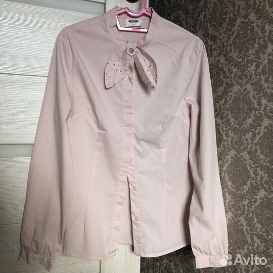 Рубашка детская розовая