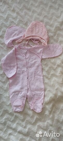 Конверт комплект на выписку для девочки