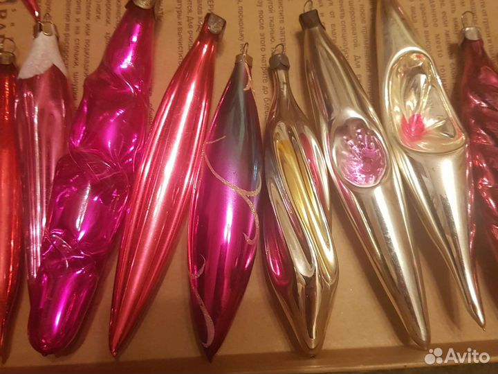 Елочная игрушка Сосулька