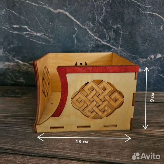 Салфетница из дерева