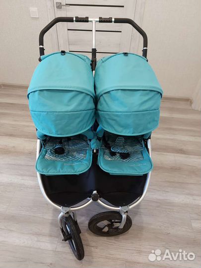 Коляска для двойни Bumbleride Indie Twin 2 в 1