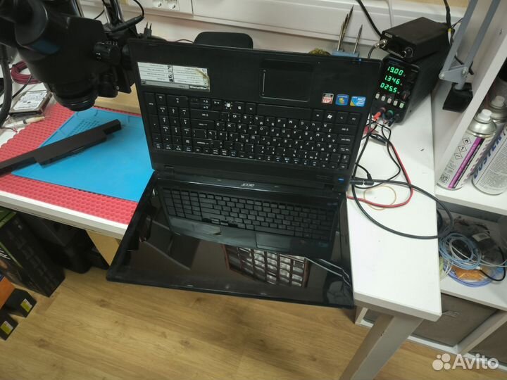 Ноутбук на запчасти acer 5742