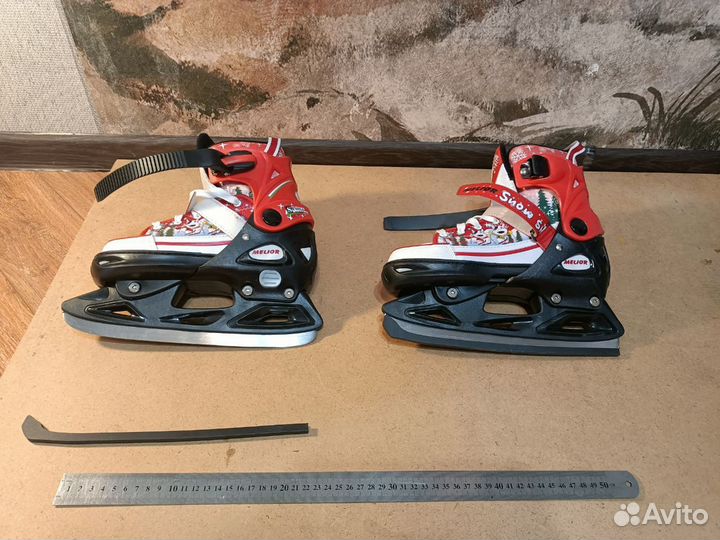 Коньки детские раздвижные Melior M-208 разм: 37-40