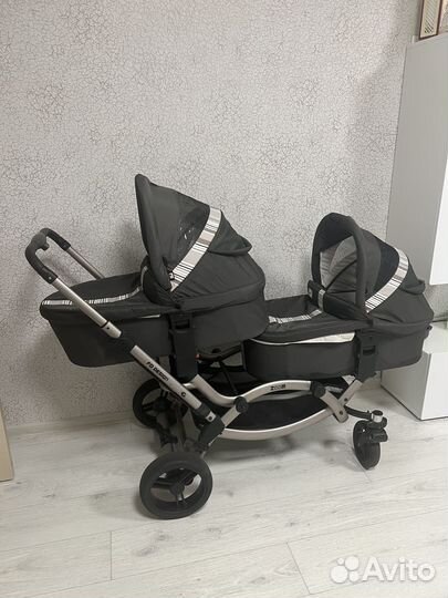 Коляска для двойни или погодок 2 в 1