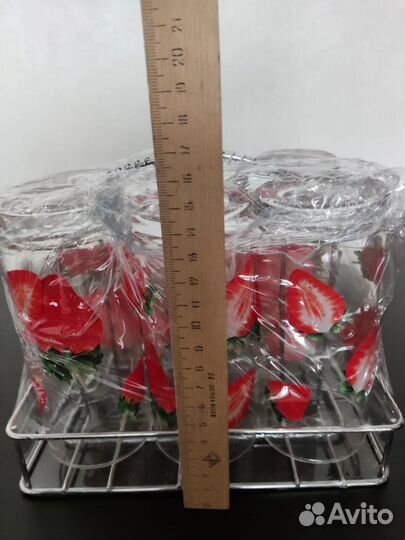 Набор Olaff 6 стаканов на металлическом стенде