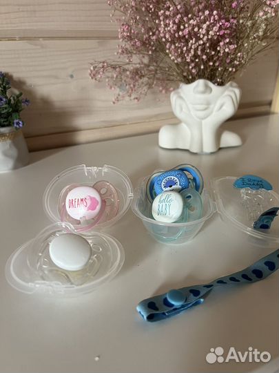 Пустышка avent, dr.browns + держатель