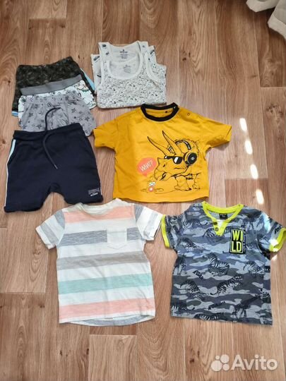 Одежда пакетом на мальчика 86-92