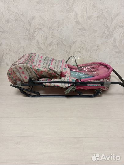 Детские санки коляска ника бу