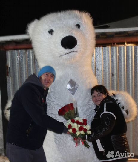 Белый Мишка, Чебурашка, Панда, Тедди поздравление
