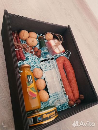 Подарочный бокс для Александра (черный)