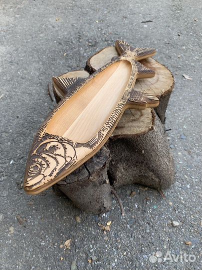 Доска Эко для подачи и сервировки рыбы