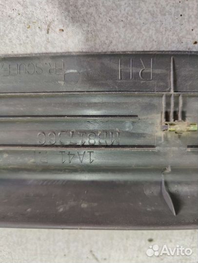 Накладка порога Mitsubishi Lancer 7