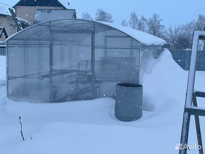 Теплица Прямые стенки Эксклюзив 3х4 (высота 2.45)