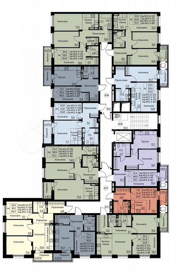 2-к. квартира, 40,5 м², 4/10 эт.