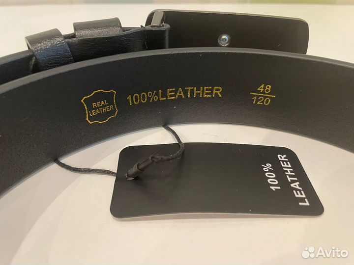 Мужской кожаный ремень