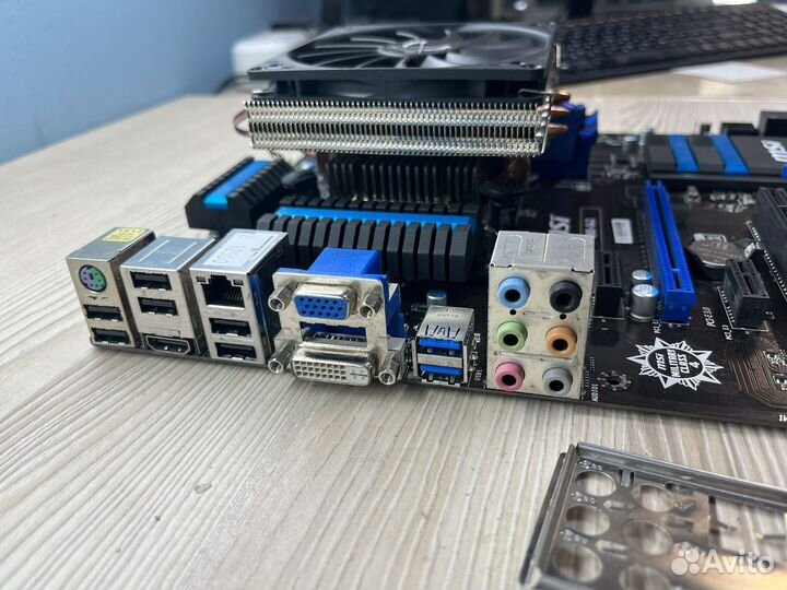 Материнская плата 1150 + Core i5 4460 + 8Gb озу