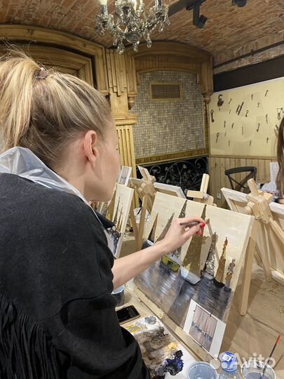 Атмосферные мастер-классы по живописи (выездные)