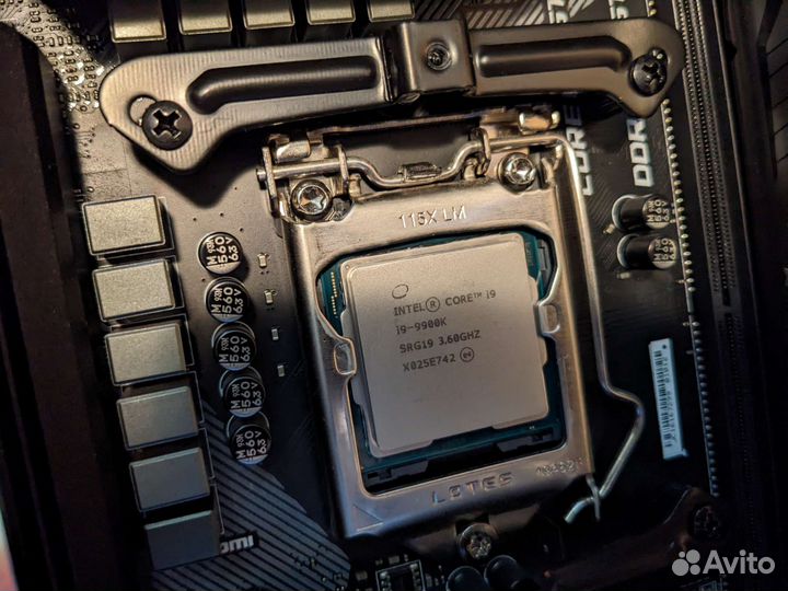 Процессор 9900к Box. Плата Z390 MSI MPG Gaming