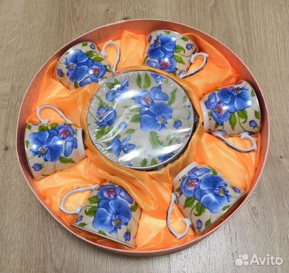 Кофейный сервиз новый Кристалл