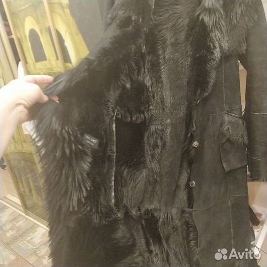 Дубленка замаша и натуральный мех