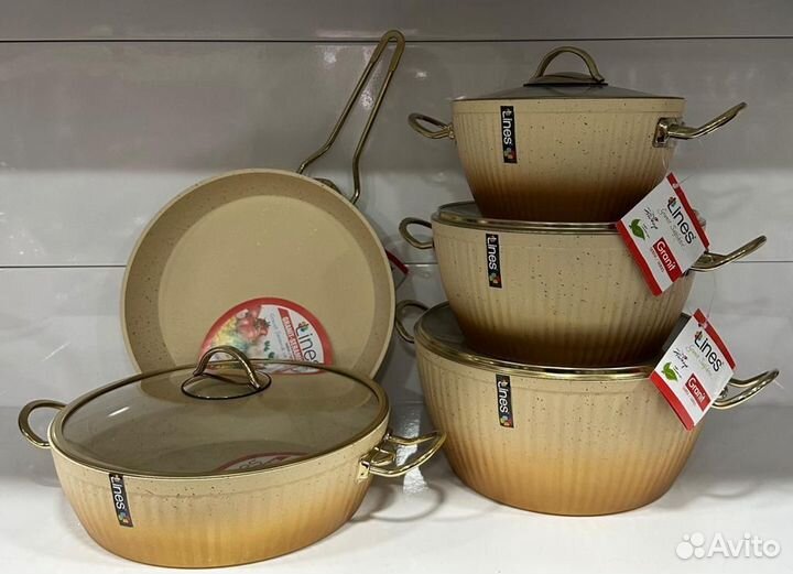 Кастрюли Набор Гранит антипригарные Турция