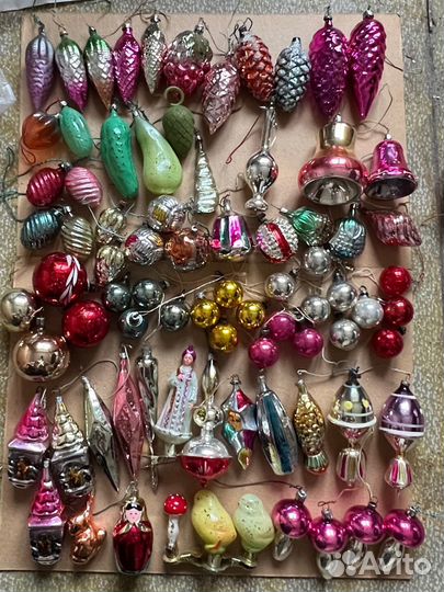 Елочные игрушки СССР