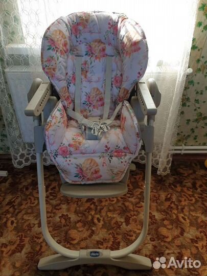 Стульчик для кормления chicco polly magic