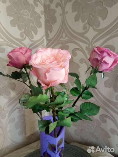 Цветы из холодного фарфора ручная работа подарите