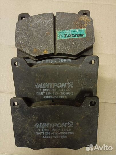 Тормозные колодки Москвич 412