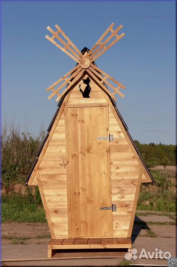 Дачный туалет деревянный TVP574