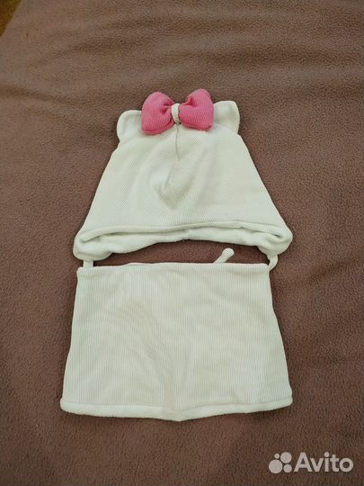 Комплект шапка, шарф