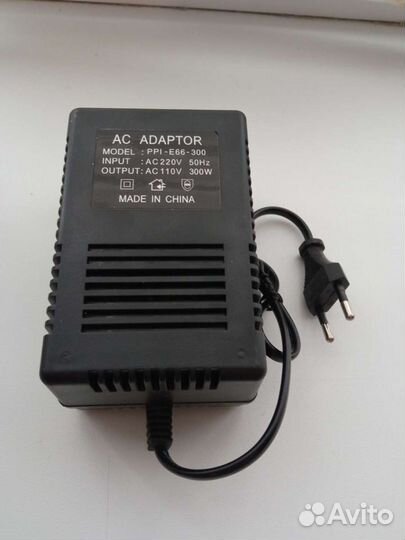 Понижающий трансформатор 220v 110v 300w