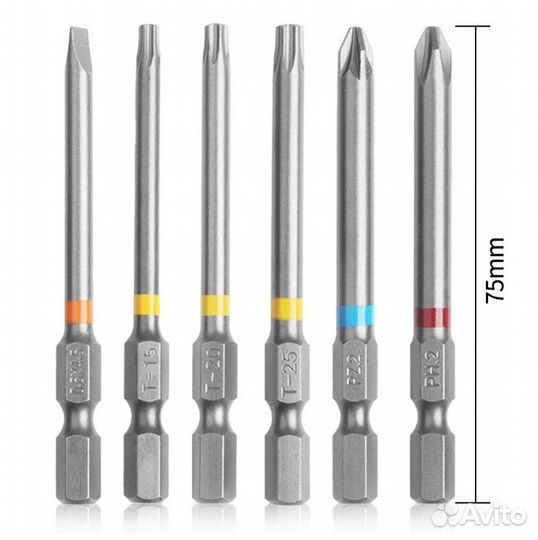Набор бит и насадок (43 предмета) Makita B-55697