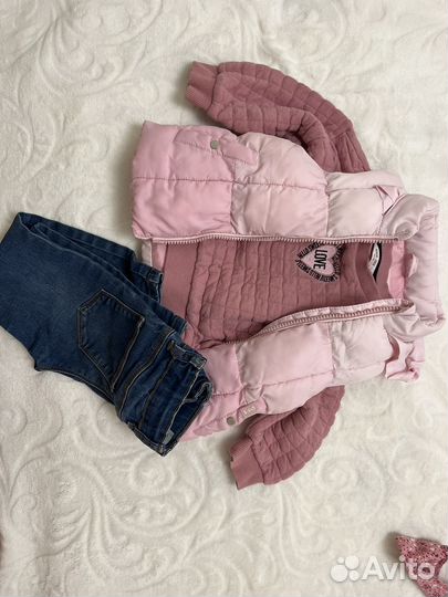 Пакет вещей на девочку 86/92(zara, crockid и др.)