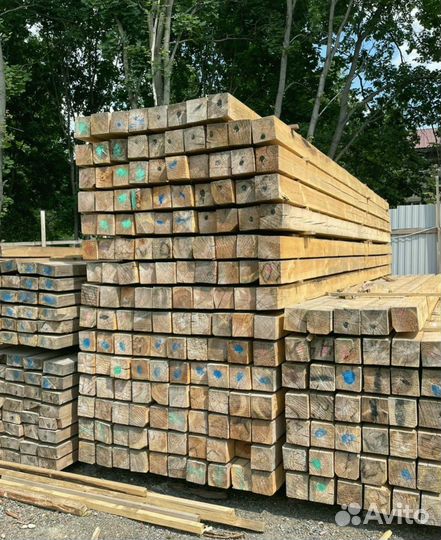 Брус обрезной 150х150х6000мм от производителя