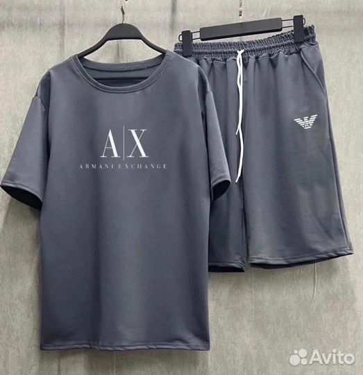 Костюм шорты и футболка Armani Exchange