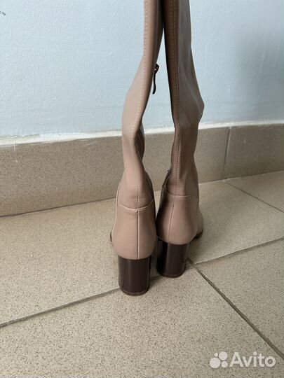 Сапоги женские натуральная кожа 39