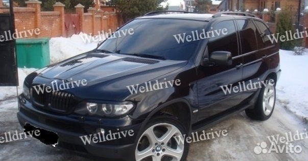 Реснички BMW X5 E53 рестайлинг на фары